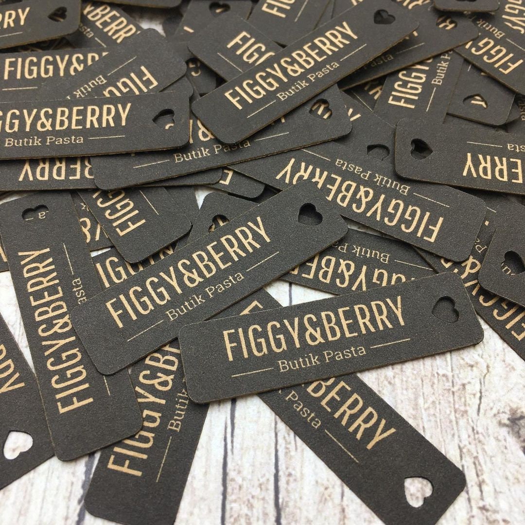 Retail Tags Price Tags Merchandise Labels With Custom Design or Your Logo  Printed in Color 75 Tags Kraft Paper 