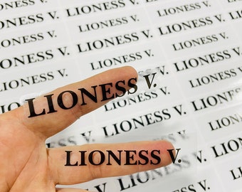 Custom Clear Vinyl Stickers: Personalized Waterproof Logo Labels, Any Size & Shape