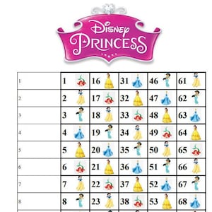 Bingo princesse à 15 lignes