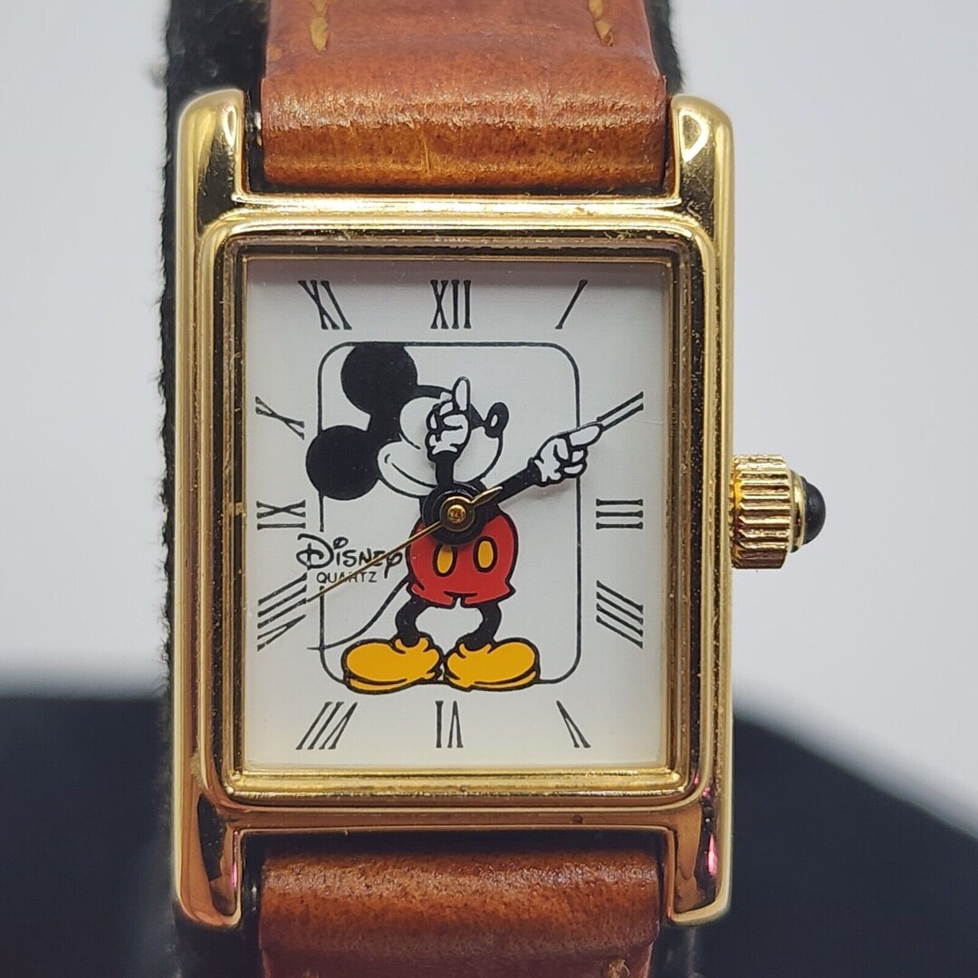Mickey Mouse Disney Time Works Watch Woman's Rectangle Etsy