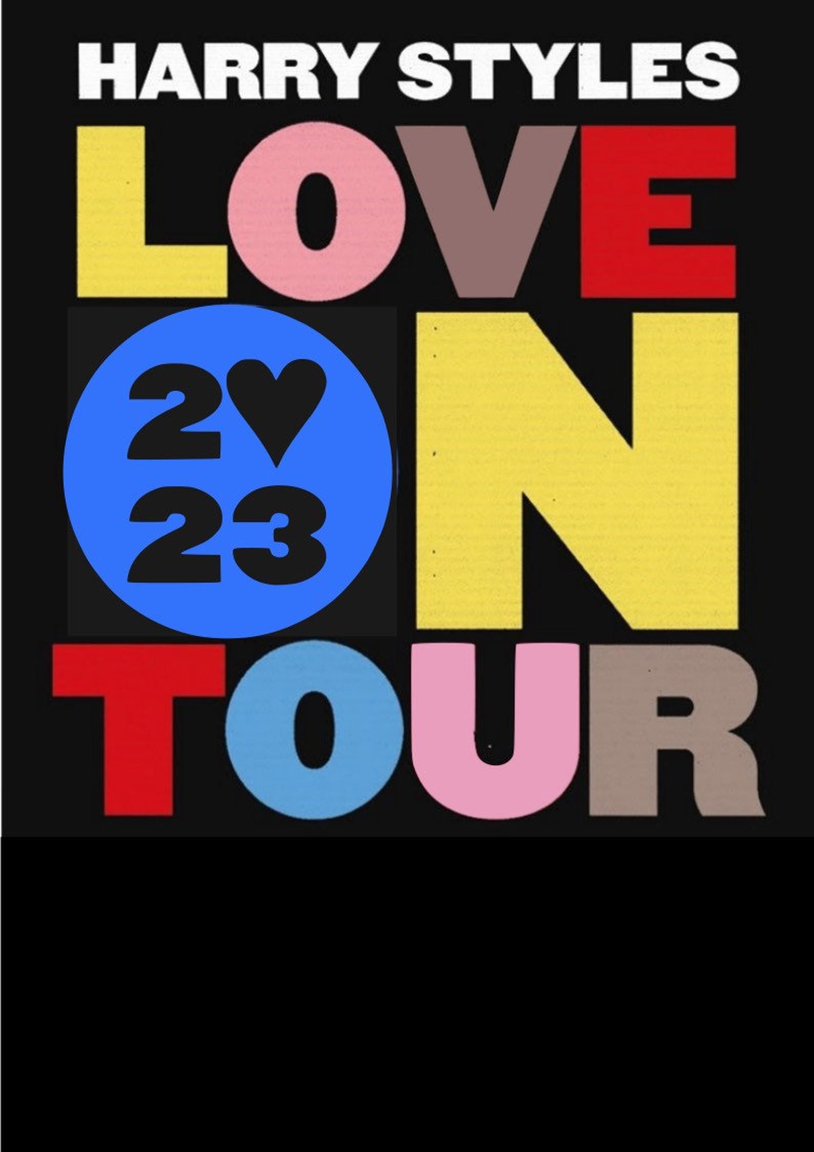 Harry Styles Tour 2023 Love On Tour PVC Karte und Etsy