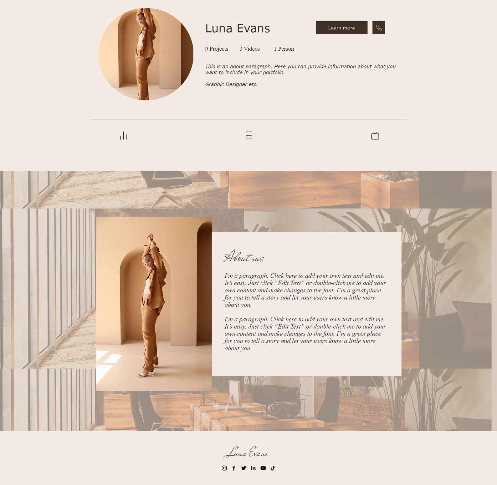 Wix Portfolio Examples Wix Portfolio Examples