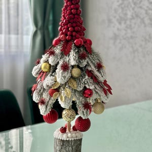 Festive Xmas Tree Miniature Xmas Tree Frosterd Snow Tree Snow Covered Tree Small Christmas Tree Snow Christmas Tree Table Top Tree