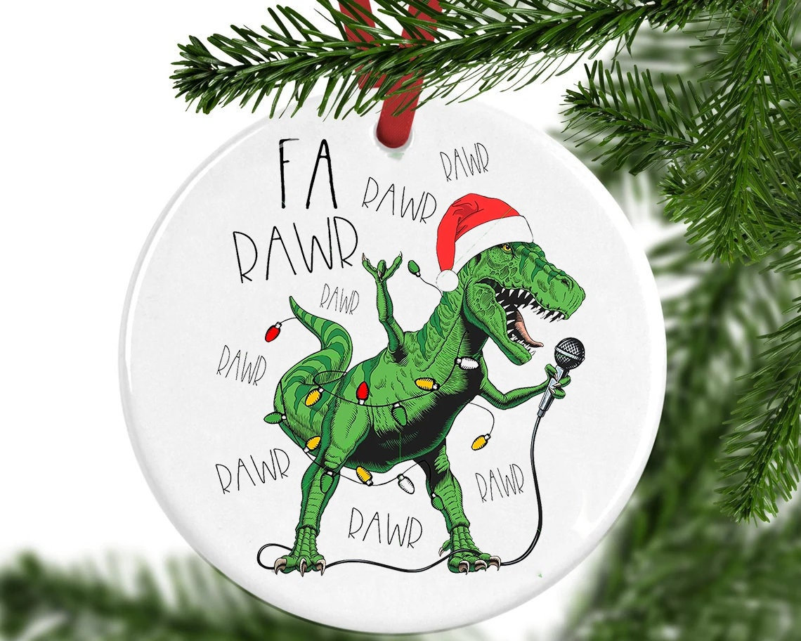 Dinosaur Christmas Ornaments, Jurassic Dinosaur Ornaments