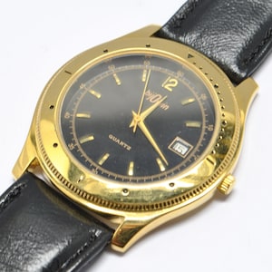 BIJOWIN watch movement with date, black dial index