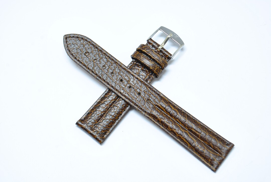 20mm XL, Extra Long Double Bangle Brown Leather Watch Strap Etsy