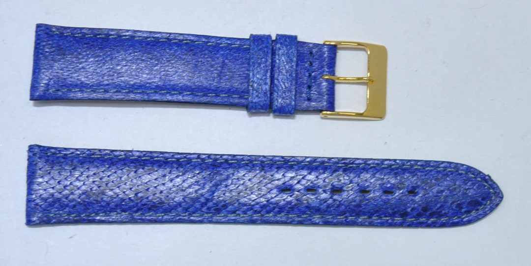 Bracelet De Montre En Cuir Maruca Véritable Gris - Largeur 12mm, Boucle Acier Ou Dorée