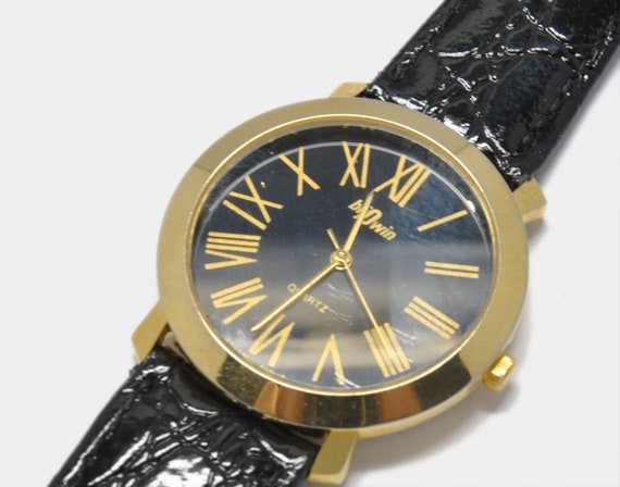 JewelryWe 2PCS Montre Homme d'Affaires Quartz Cadran Chiffre Romain