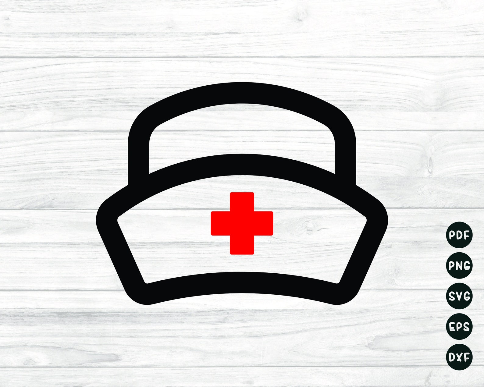 Nurse Hat Svg, Nursing Svg, Nurse Svg, Nurse Clip Art, Nursing Clipart