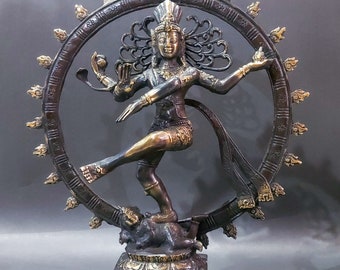 Dancing Shiva, Shiva Nataraja, Bronze Statue, God Statue, Dancing God, Hindu God, Antique Bronze, Lord Shiva Bronze Statue, God of Smelting