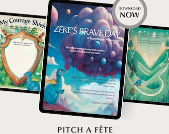 Zeke's Brave Day Printable: Dragon SEL Activities for Kids (Ages 4-8) (PDF Download)