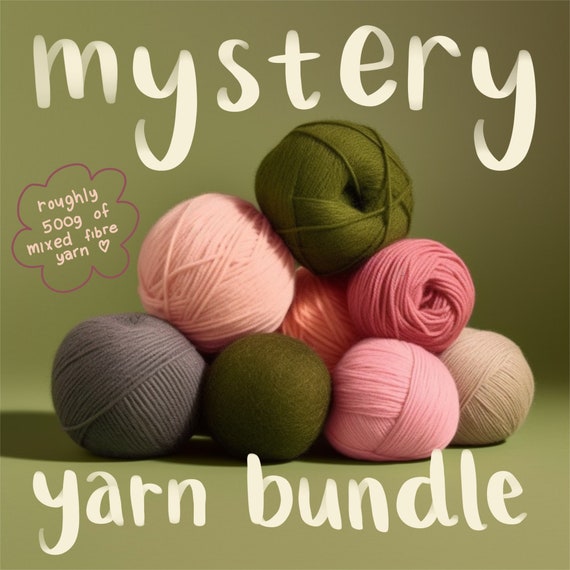500g+ Mystery Box of Yarn - Choice Of Thickness / Premium / Luxury - Try  Something New!