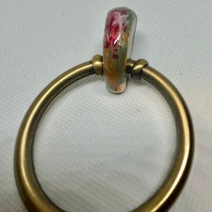 Pewter style large clip on Hoops