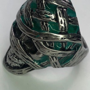 Halloween Skull Mummy Ring.