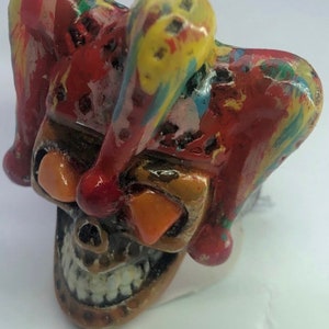 The Court Jester. Fantastic Hand Coloured Bespoke one off statement Ring.