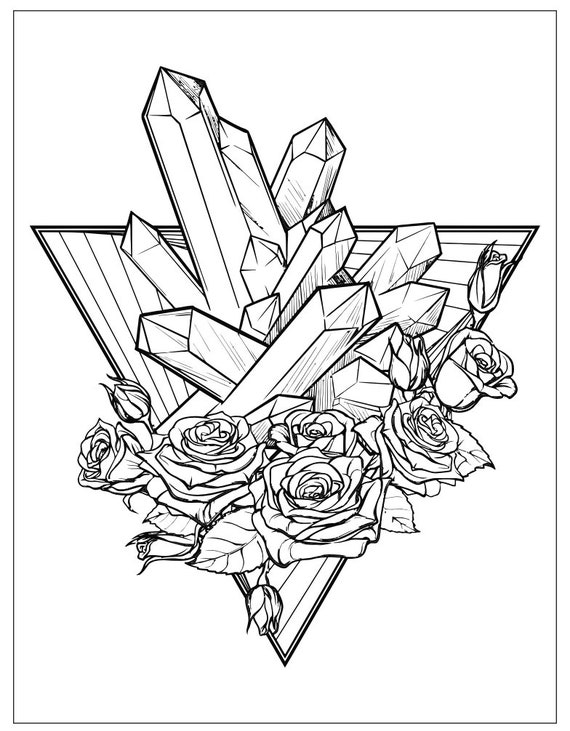 tattoo coloring pages etsy