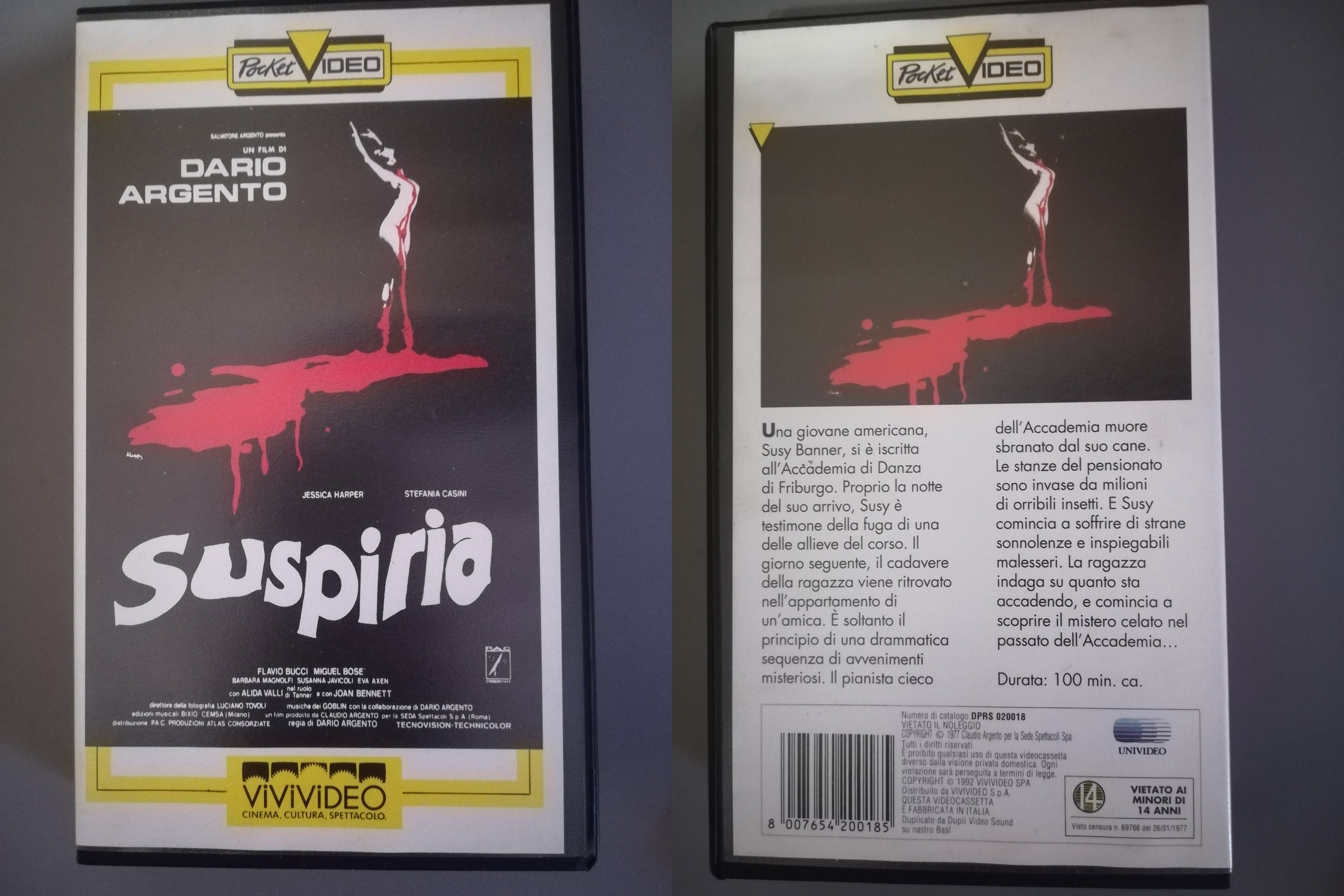Rare Vintage Italian Horror VHS Movie Collection Dario Argento, Lamberto  Bava -  Sweden