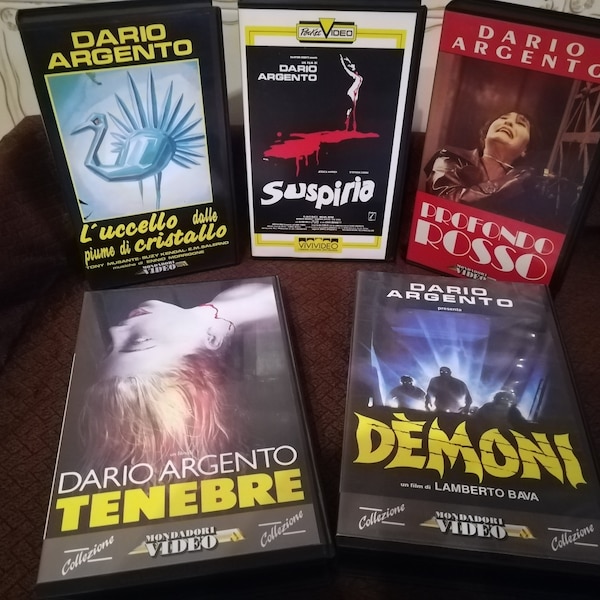 Rare Vintage Italian Horror VHS Movie Collection - Dario Argento, Lamberto Bava