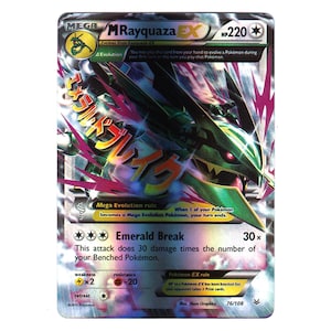  Pokemon - Mega-Rayquaza-EX (76/108) - XY Roaring Skies