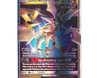 Lunala Solgaleo Ultra Necrozma Set of 5 Cards Ultra Rare -  Sweden