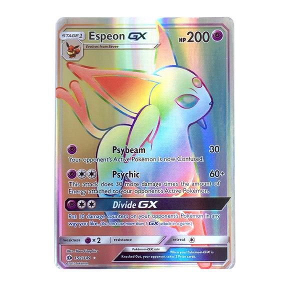 Espeon GX (secret) Holo SM Base Set 152/149 (custom | Proxy) - Etsy