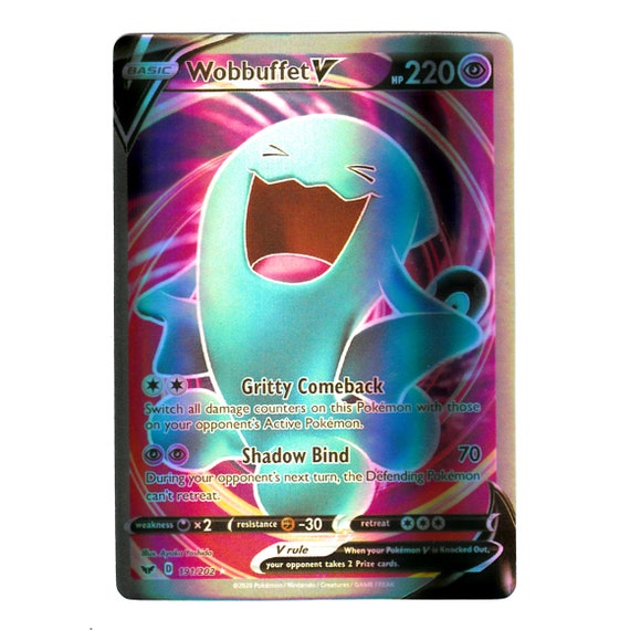 Wobbuffet V (Full Art) Holo SWSH Base Set 191/202 (Custom | Proxy)