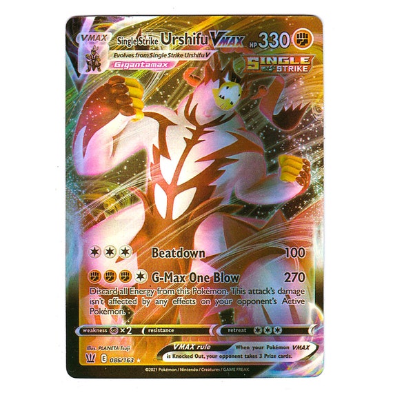 Single Strike Urshifu VMAX Holo Battle Styles 086/163 (Custom | Proxy)
