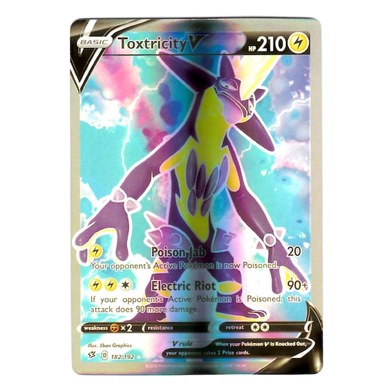 Toxtricity V (full Art) Holo Rebel Clash 182/192 (custom | Proxy) - Etsy