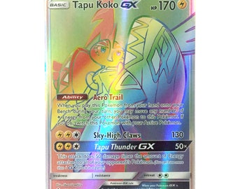 Card Tapu Koko-GX 153/145 da coleção Guardians Rising