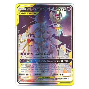 Solgaleo & Lunala GX secret Holo SM Cosmic Eclipse 254/236 