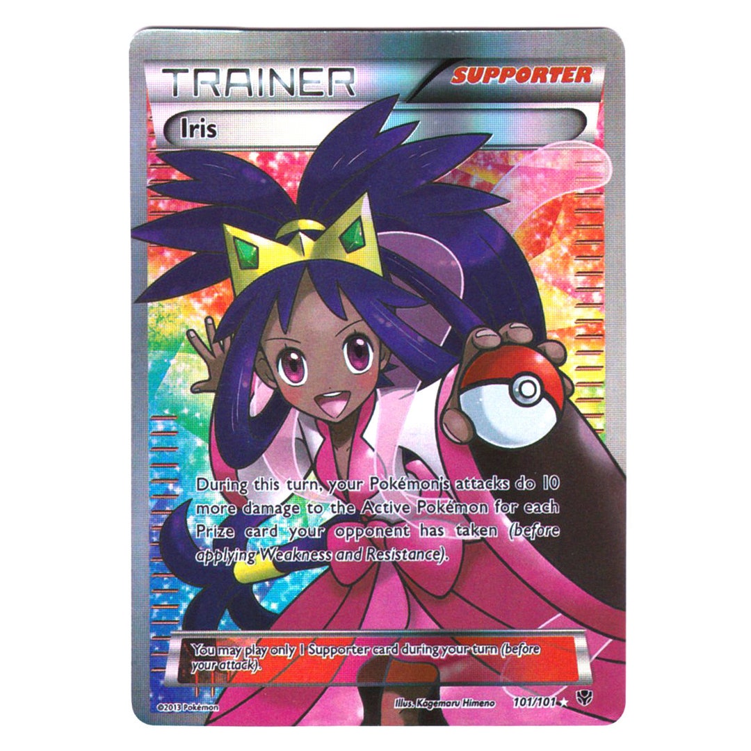 Iris Trainer (full Art) Holo BW Plasma Blast 101/101 (custom | Proxy) -  Etsy Israel