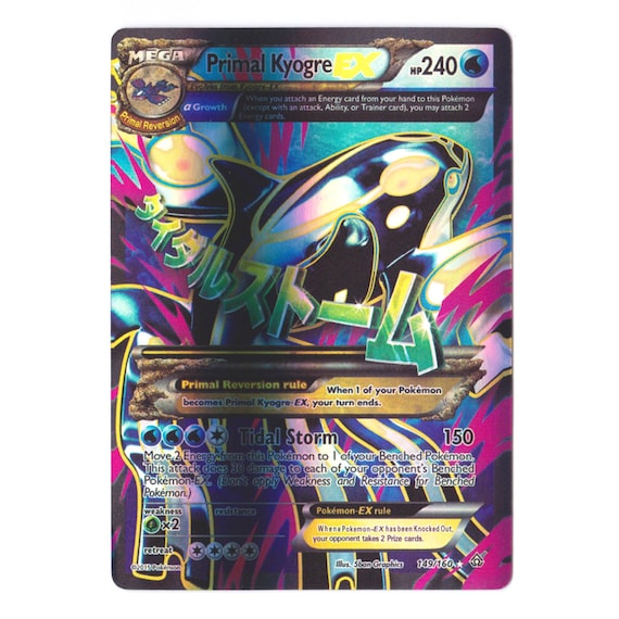Primal Kyogre EX (alpha Full Art) Holo XY Primal Clash 149/160