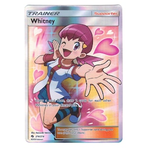 whitney pokemon card Pokemon Whitney - 214/214 - Rare Ultra Card - SM8 Lost Thunder