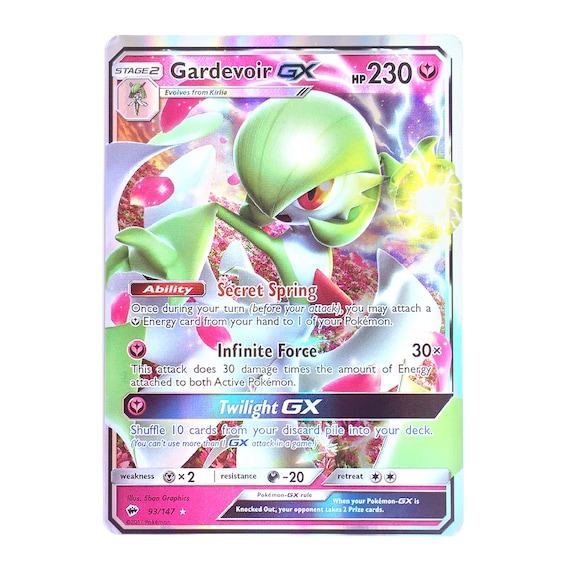 Gardevoir GX Holo SM Burning Shadows 93/147 (custom | Proxy) - Etsy