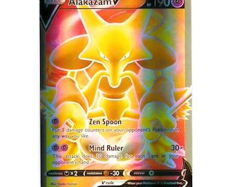 alakazam pokemon card v 172/185 Full Art Ultra Rare – Vivid Voltage – Near Mint – E – CardNest favorite character Alakazam V SWSH083 - NM