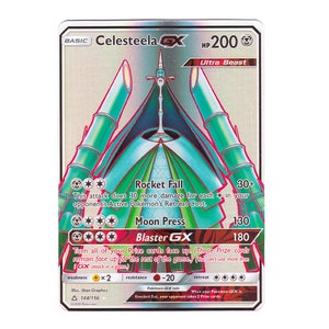 2018 Pokemon S & M Full Art Pokemon Celesteela GX Ultra