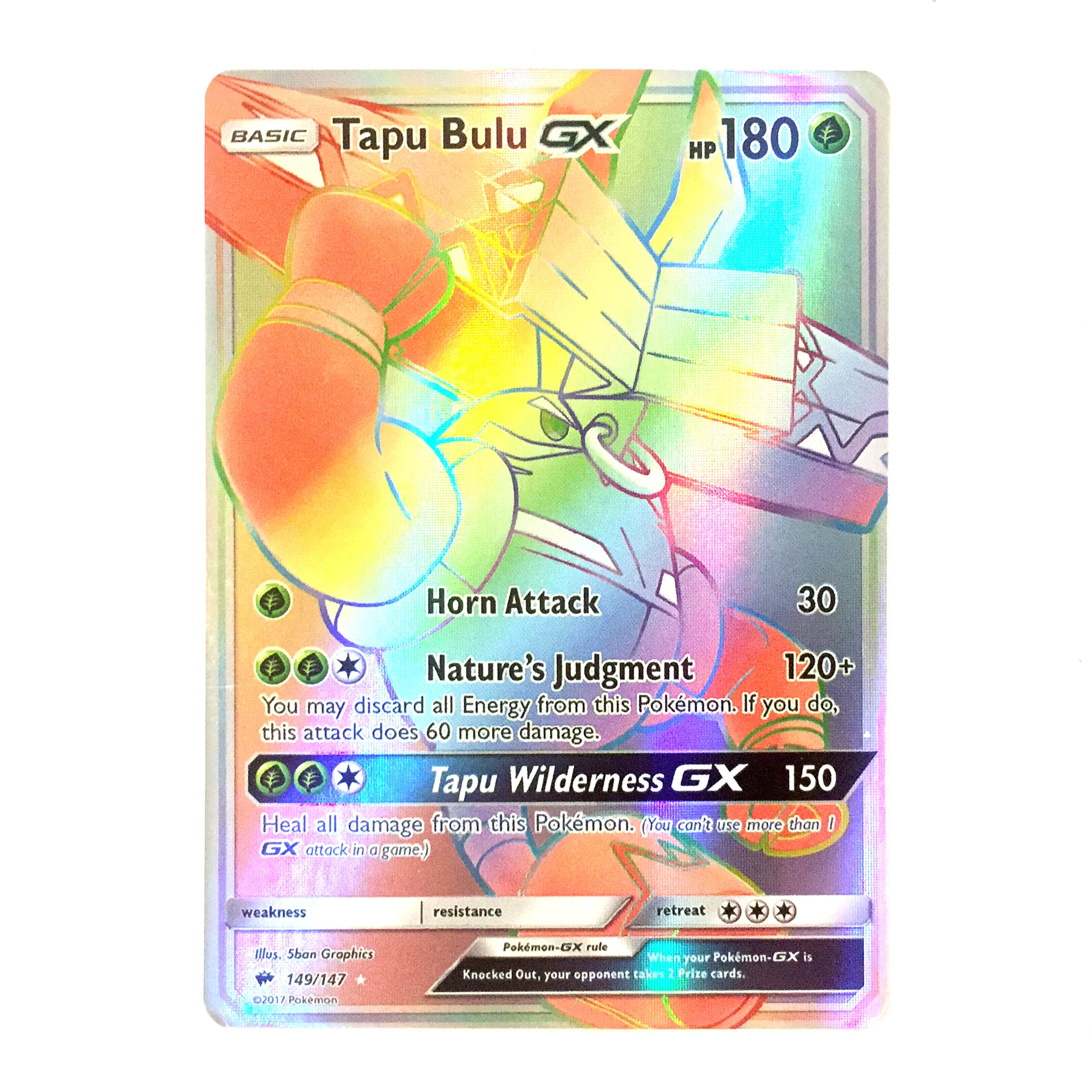 Tapu Bulu GX (secret) Holo SM Burning Shadows 149/147 (custom | Proxy) -  Etsy