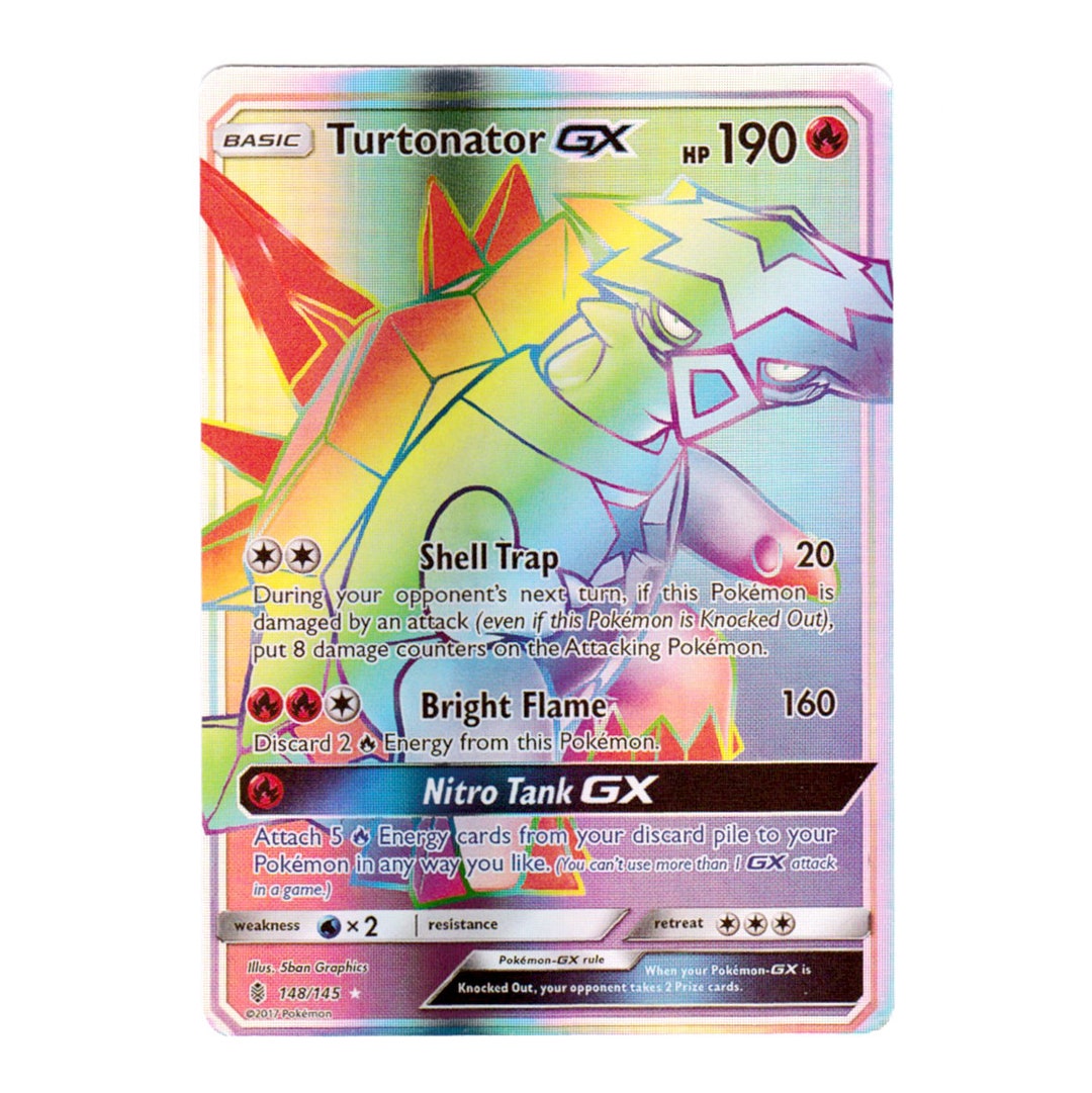 turtonator pokemon card Pokémon Turtonator-GX - 148/145 - Secret Rare Art Rare Number Pokemon 2024 SV7 Stellar Miracle