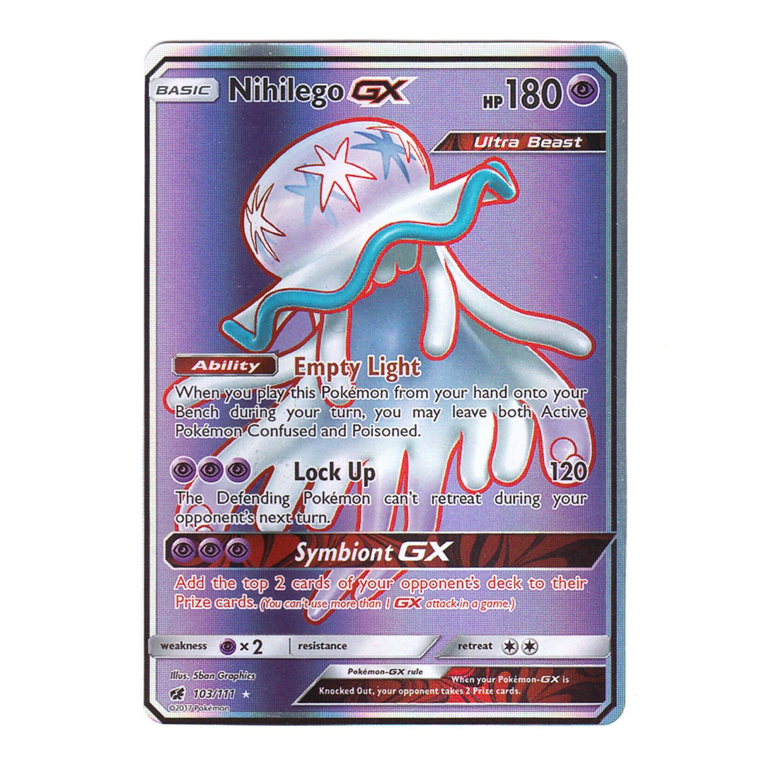 Pokemon Card Game TCG SM4A Nihilego GX 022/050 RR Holo JAPANESE