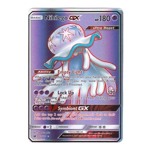 Pokemon SM-4 Crimson Invasion: NIHILEGO GX - 114/111 - RAINBOW