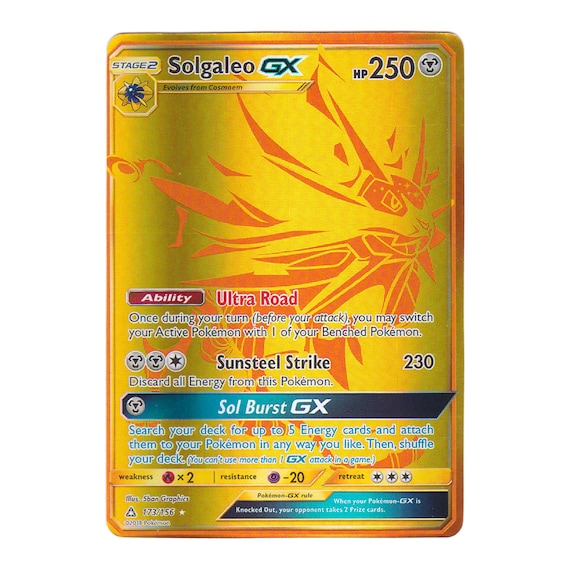 Solgaleo GX Holo (secret) SM Ultra Prism 173/156 (custom | Proxy