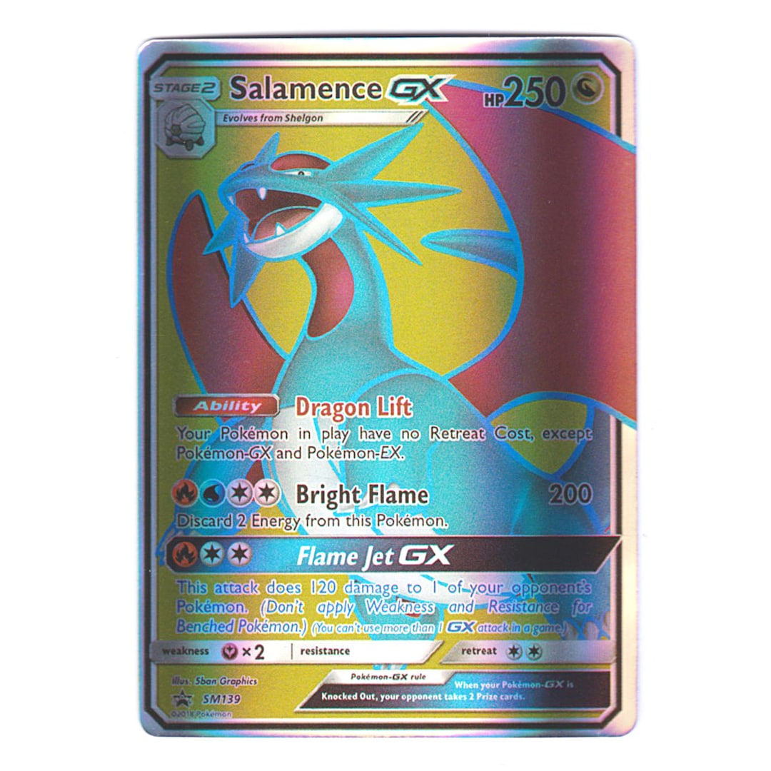 Salamence GX Holo SM Promos SM39 (custom | Proxy) - Etsy