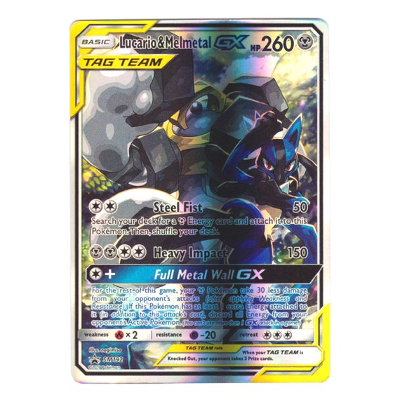 Lucario & Melmetal GX Holo SM Promos SM192 (custom | Proxy) - Etsy