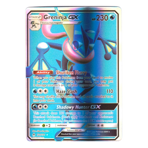greninja gx pokemon card price Greninja GX 2018 Sun & Moon: Forbidden Light #133/131 Holo (Secret) Price Guide