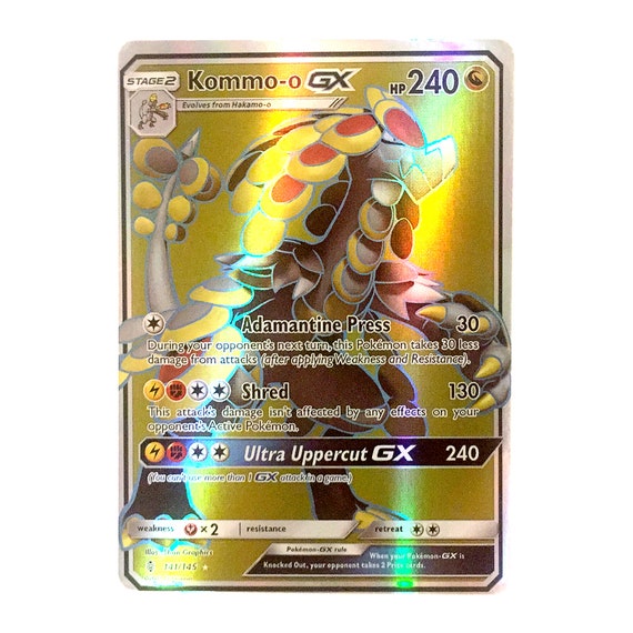 Kommo-o GX (Full Art) Holo SM Guardians Rising 141/145 (Custom | Proxy)