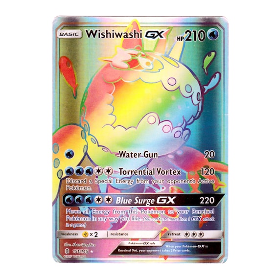 Wishiwashi GX (Secret) Holo SM Guardians Rising 151/145 (Custom | Proxy) Wishiwashi GX (Secret) Holo SM Guardians Rising 151/145 (Custom | Proxy)