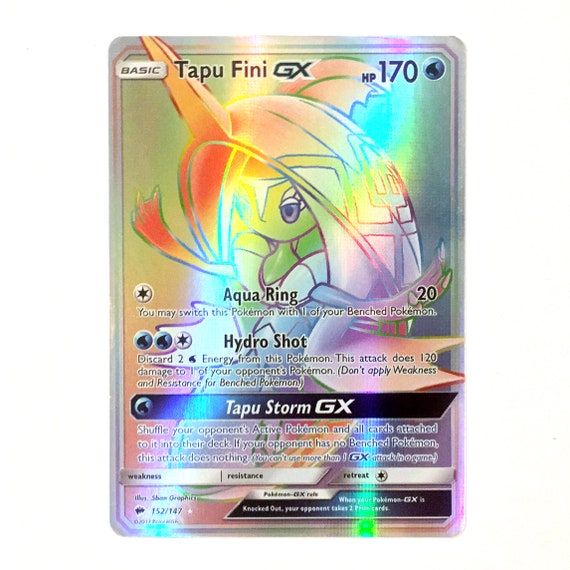 pokemon card tapu fini TCG - s6K - 016/070 (R) This attack does 120 damage to 1 of your opponents Pokmon Tapu Bulu, Fini, Koko, Shiftry