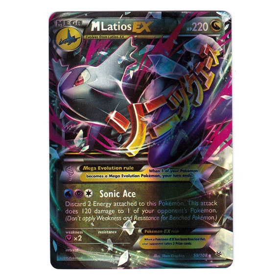 M Latios EX Holo XY Roaring Skies 59/108 (custom | Proxy) - Etsy