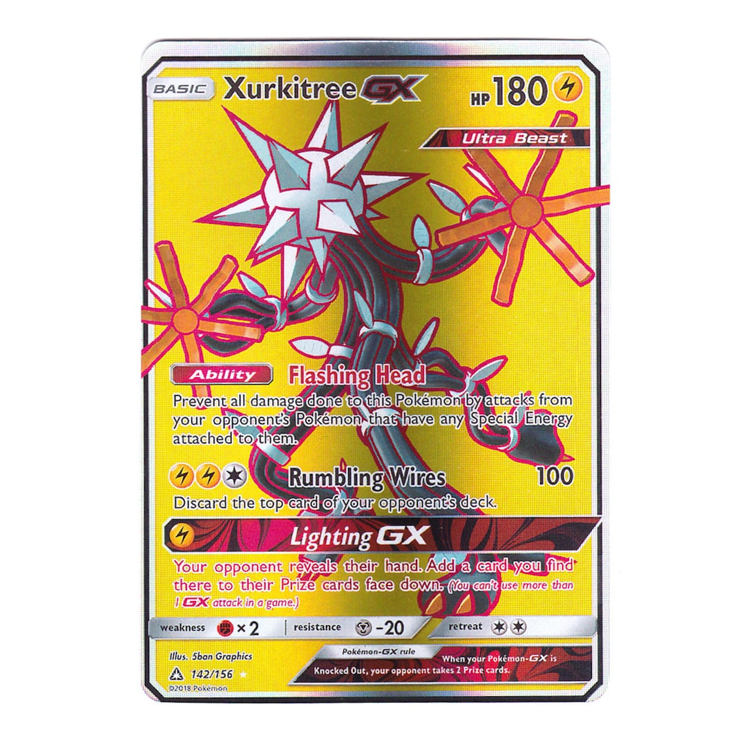 Xurkitree GX (full Art) Holo SM Ultra Prism 142/156 (custom