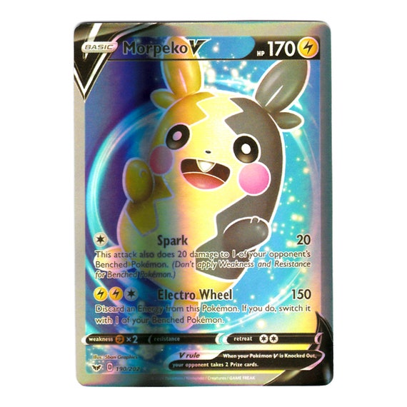 Morpeko V (full Art) Holo SWSH Base Set 190/202 (custom | Proxy) - Etsy